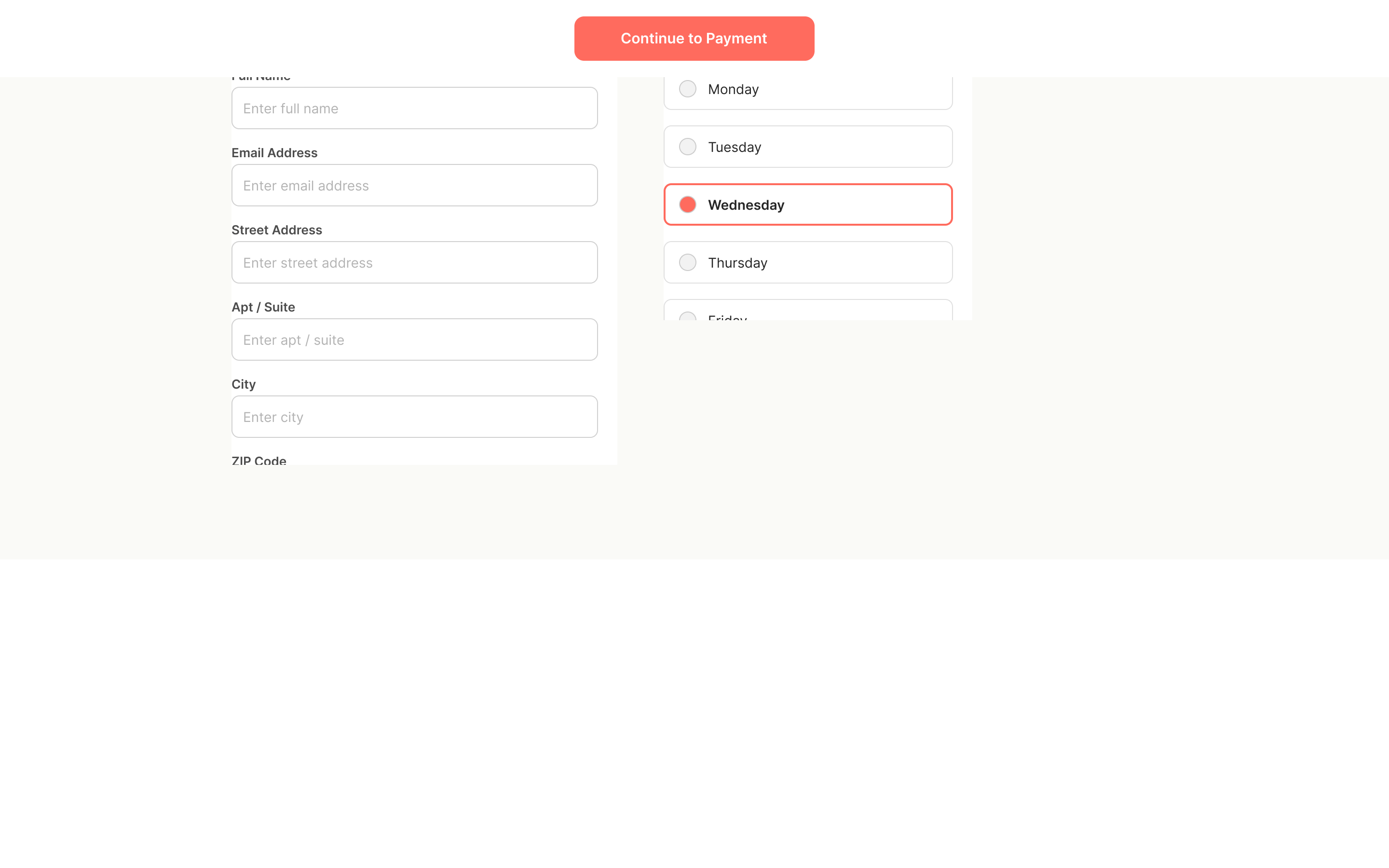 Delivery Preferences